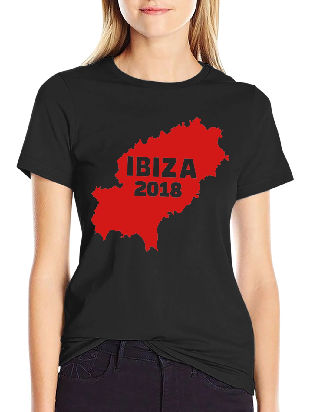 Ibiza 2018 Graphic Tee - Black T-Shirt