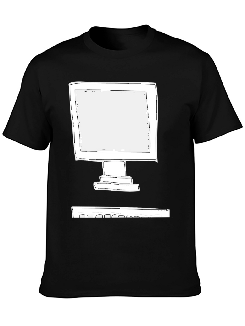 Retro Computer T-Shirt - Black Graphic Tee