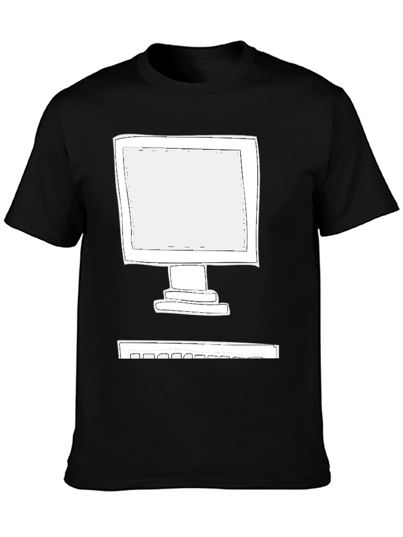 Retro Computer T-Shirt - Black Graphic Tee