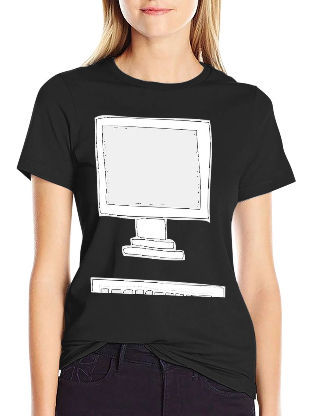 Retro Computer T-Shirt - Black Graphic Tee