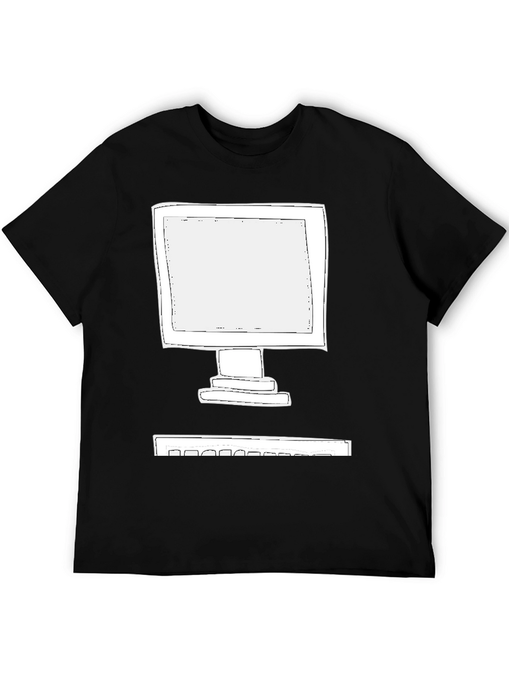 Retro Computer T-Shirt - Black Graphic Tee