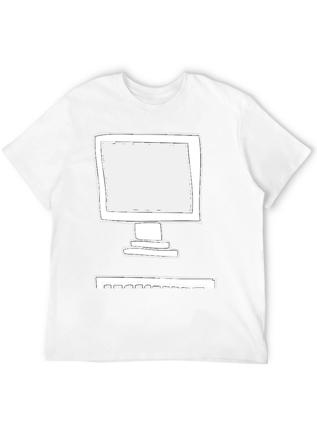 Retro Computer T-Shirt - Black Graphic Tee