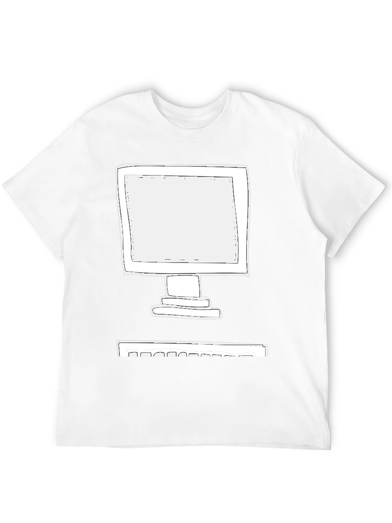 Retro Computer T-Shirt - Black Graphic Tee