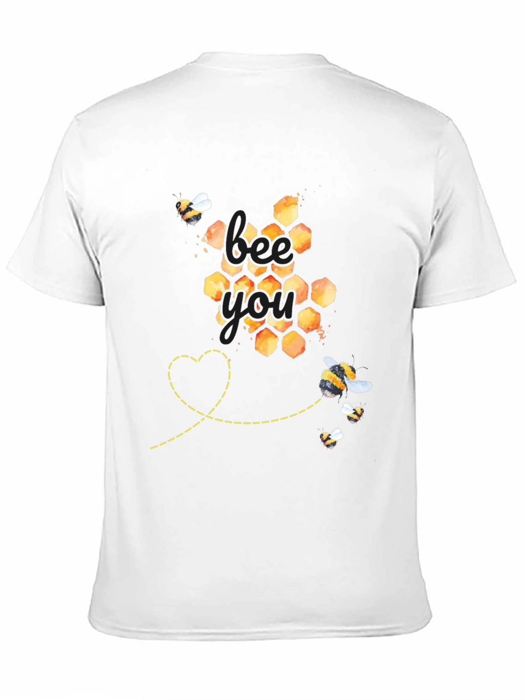 Bee You Honeycomb Graphic Tee - Unisex Fit
