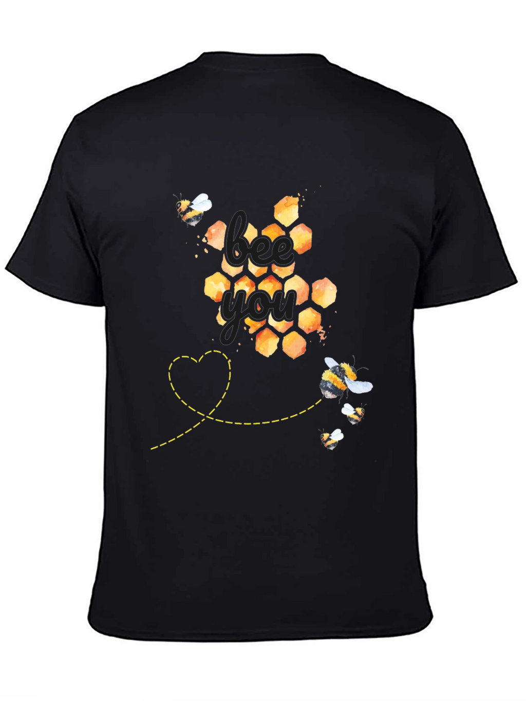 Bee You Honeycomb Graphic Tee - Unisex Fit