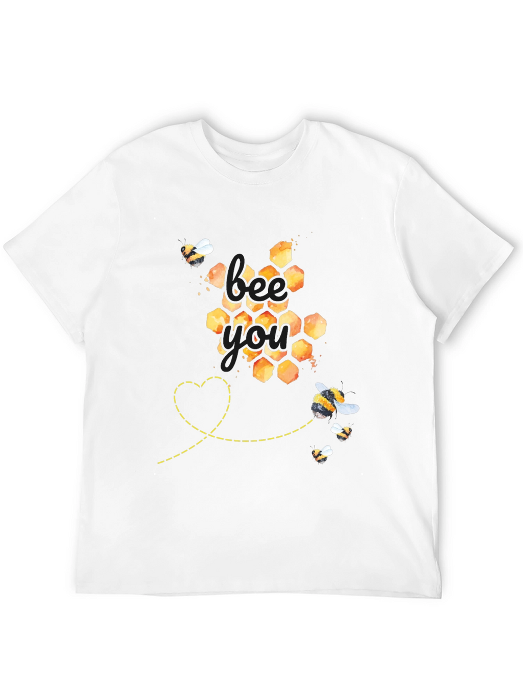 Bee You Honeycomb Graphic Tee - Unisex Fit