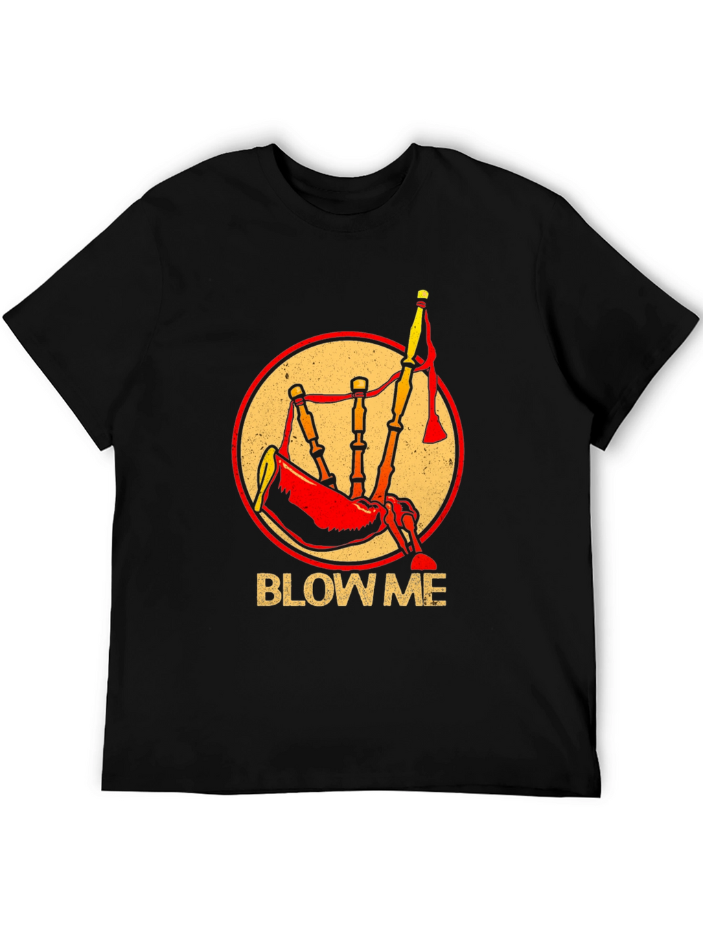 Blow Me Bagpipe T-Shirt - Funny Music Tee