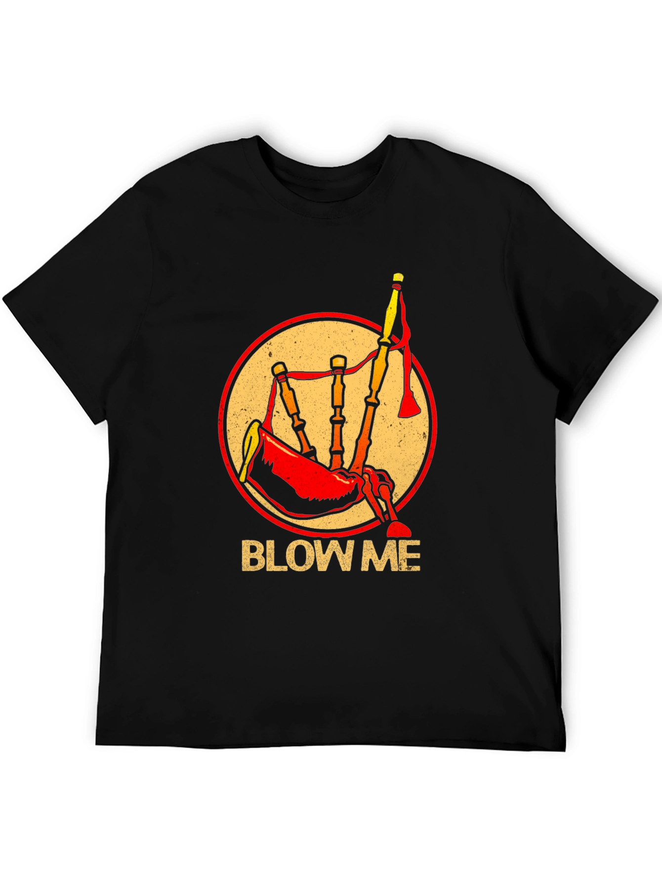 Blow Me Bagpipe T-Shirt - Funny Music Tee