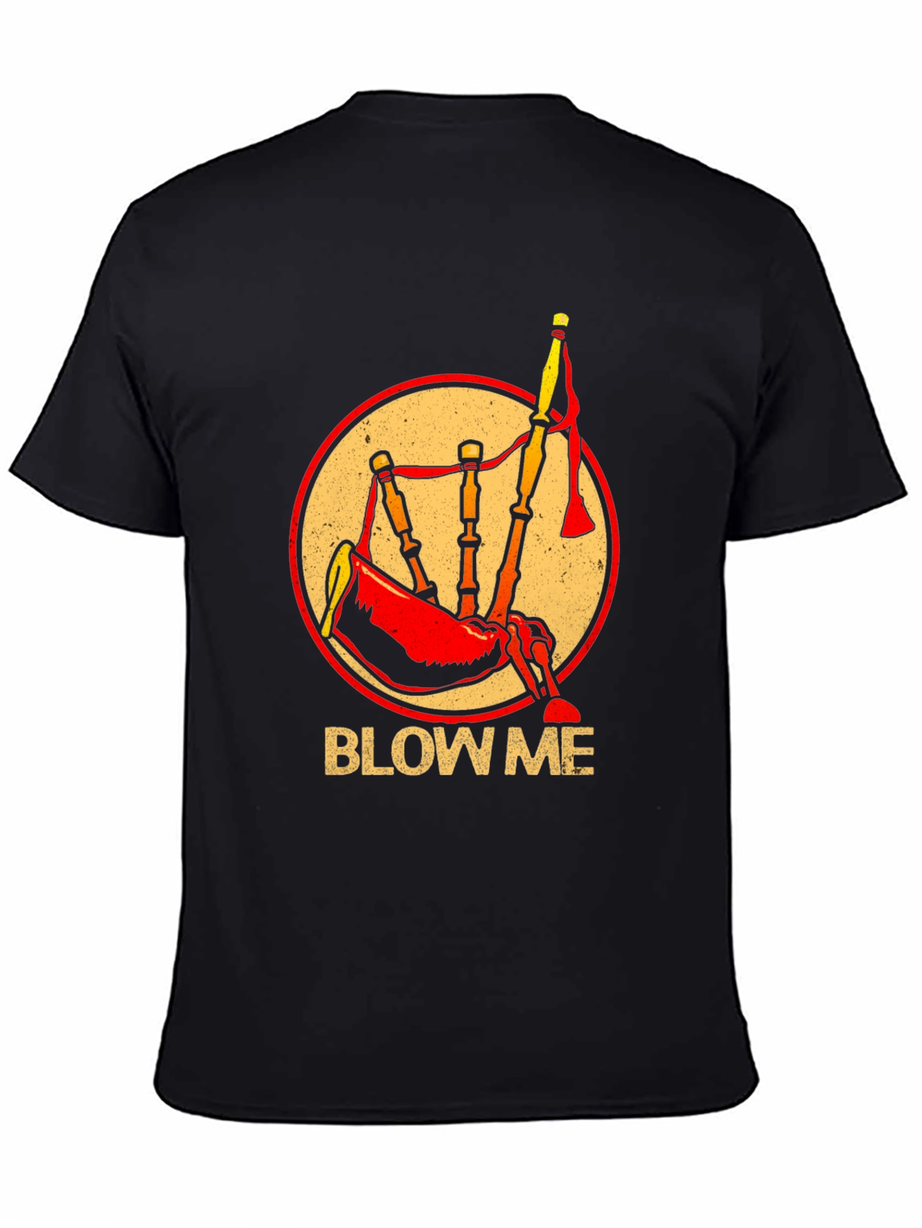 Blow Me Bagpipe T-Shirt - Funny Music Tee