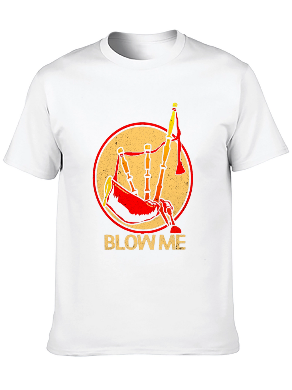 Blow Me Bagpipe T-Shirt - Funny Music Tee