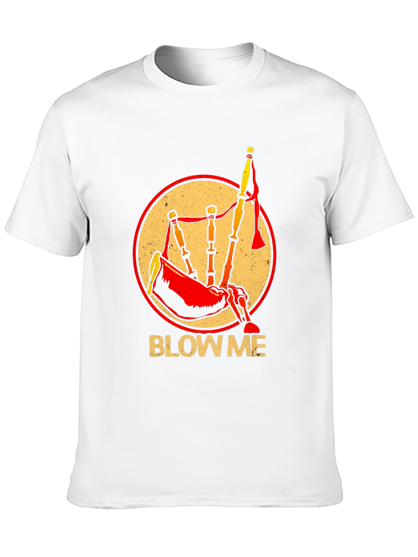 Blow Me Bagpipe T-Shirt - Funny Music Tee