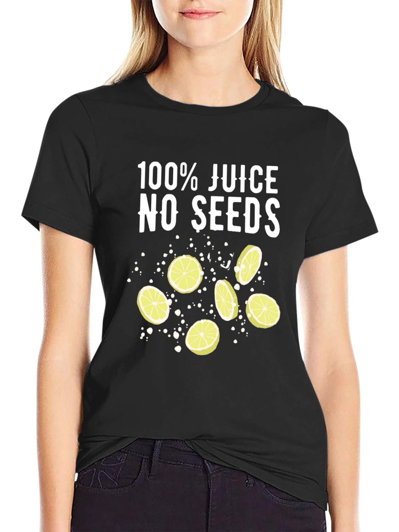 100% Juice No Seeds Graphic Tee