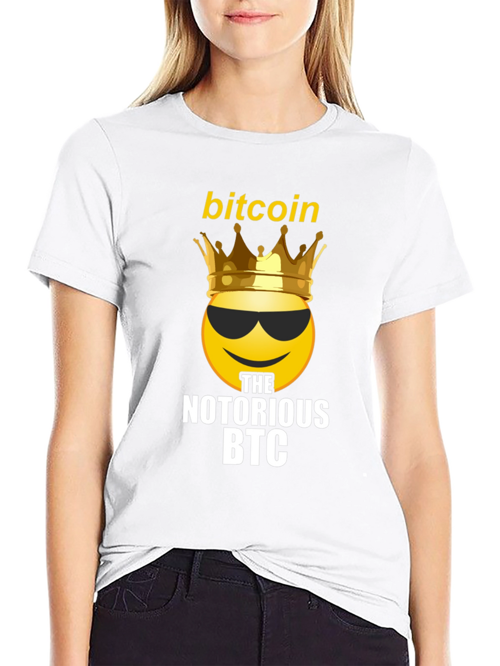 Bitcoin King Emoji T-Shirt - Notorious BTC