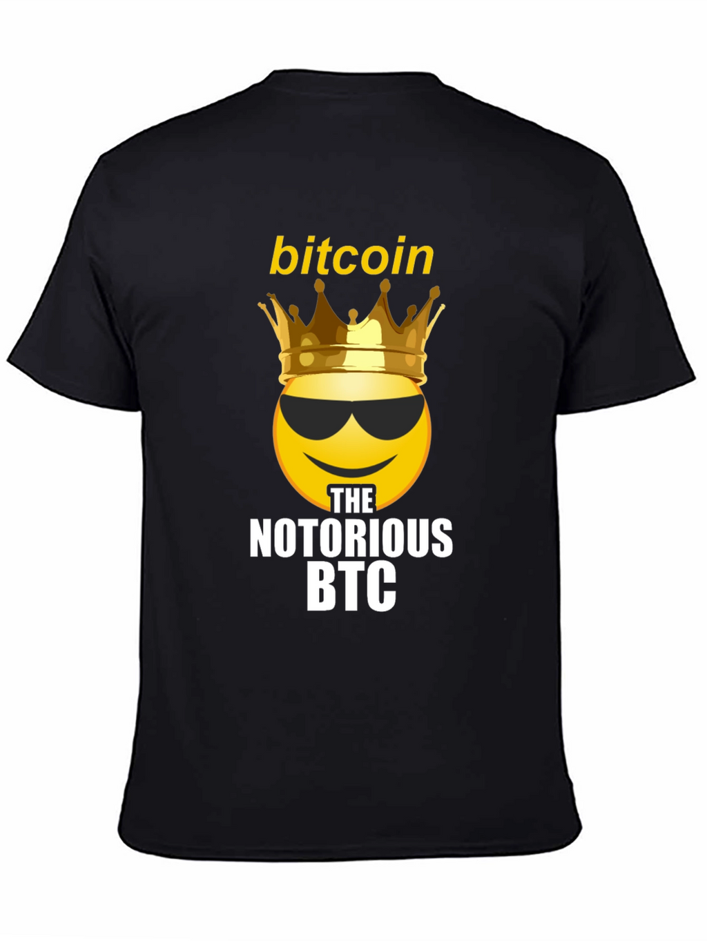 Bitcoin King Emoji T-Shirt - Notorious BTC