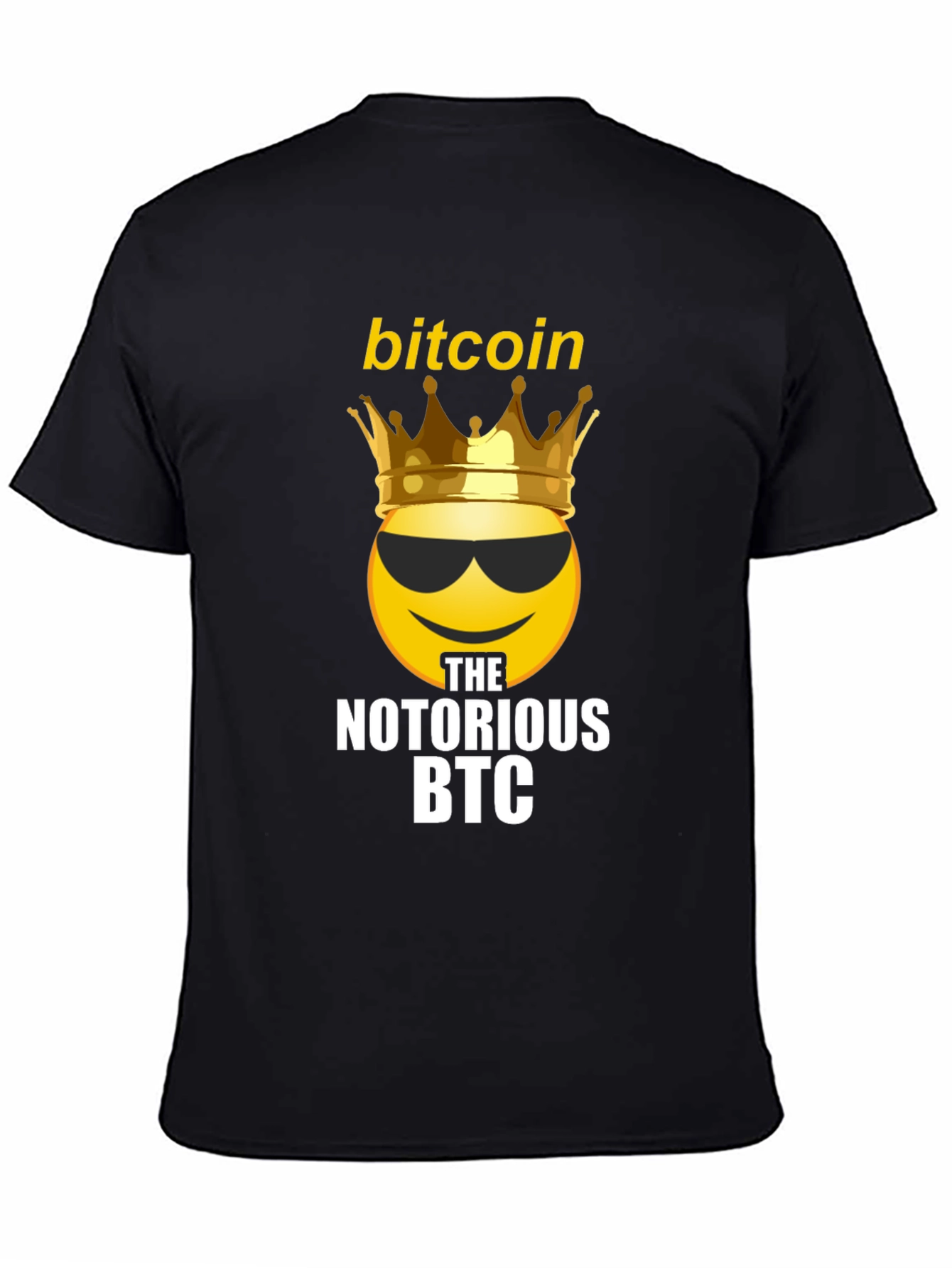 Bitcoin King Emoji T-Shirt - Notorious BTC