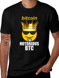 Bitcoin King Emoji T-Shirt - Notorious BTC