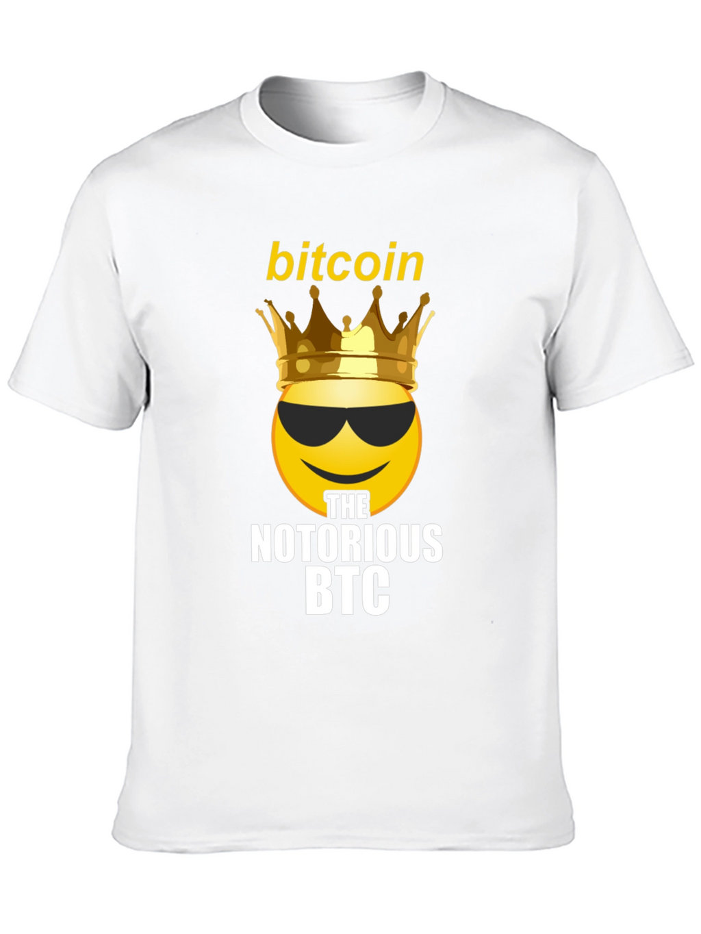Bitcoin King Emoji T-Shirt - Notorious BTC