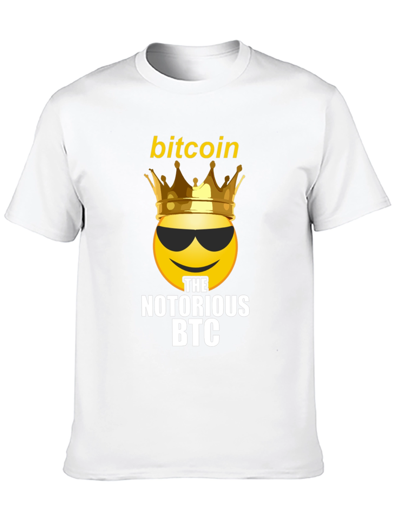 Bitcoin King Emoji T-Shirt - Notorious BTC