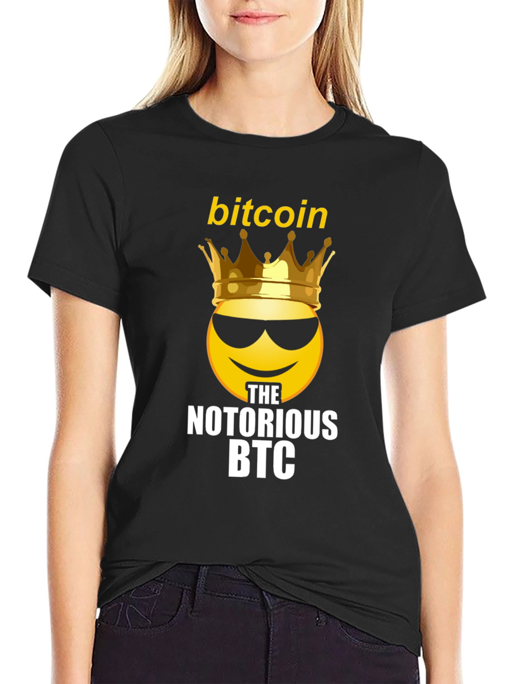 Bitcoin King Emoji T-Shirt - Notorious BTC