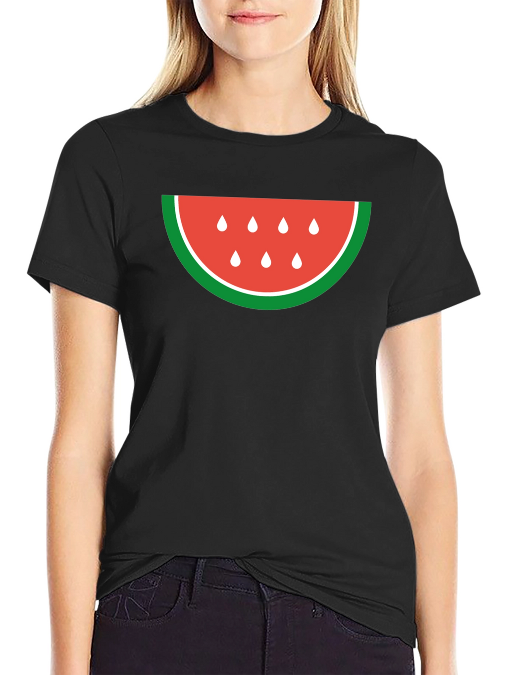 Watermelon Slice Graphic Tee - Casual Comfort