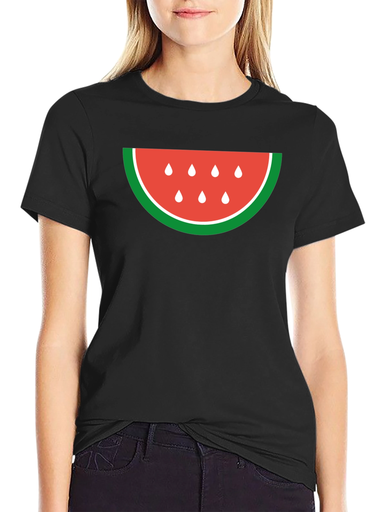 Watermelon Slice Graphic Tee - Casual Comfort