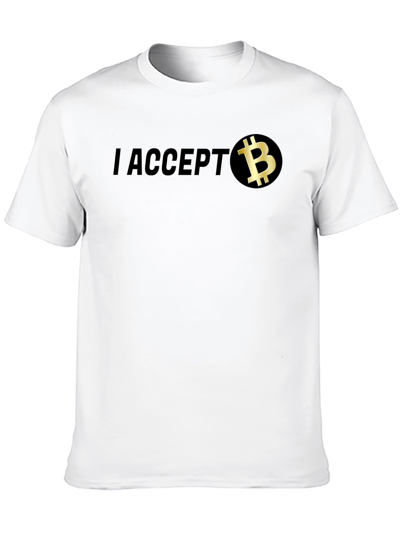 I Accept Bitcoin T-Shirt - Crypto Currency Tee