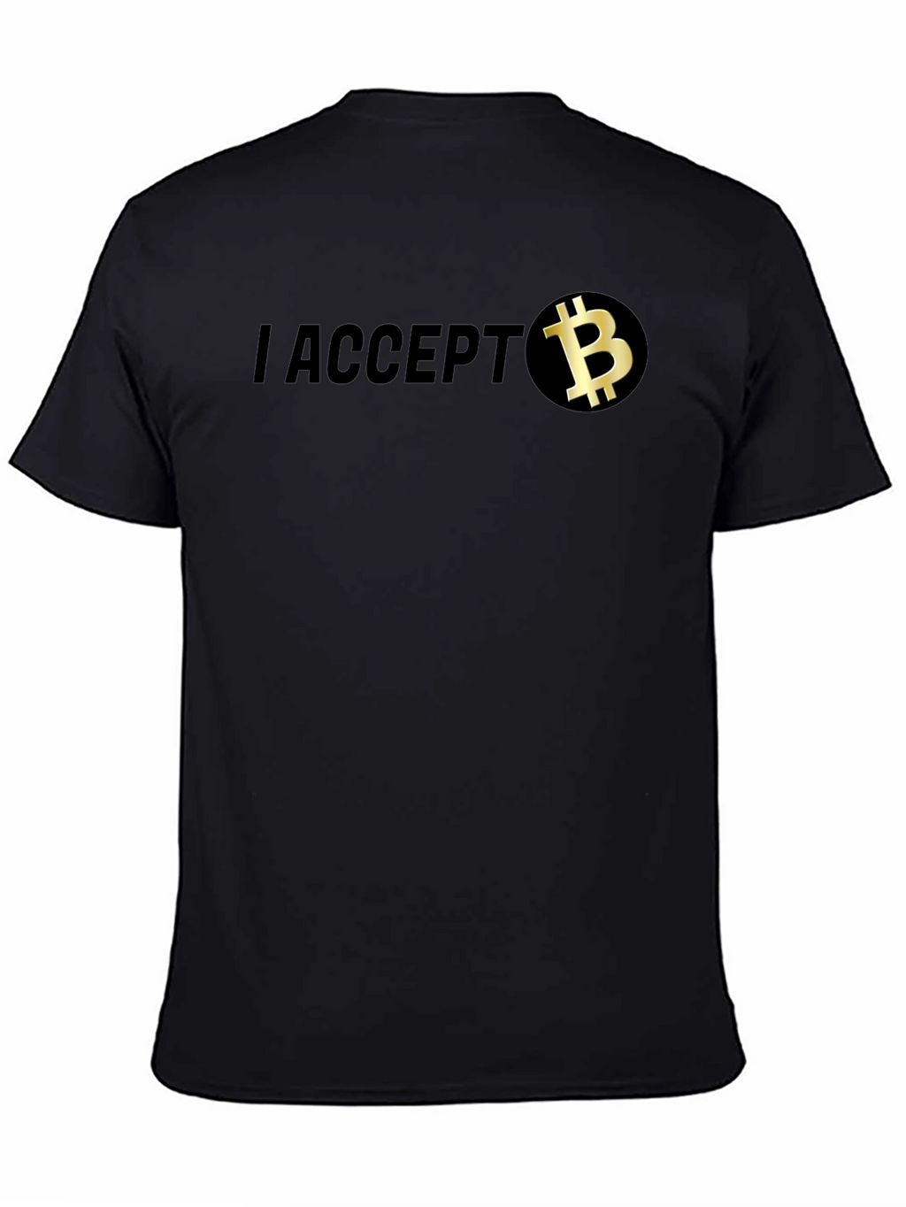 I Accept Bitcoin T-Shirt - Crypto Currency Tee
