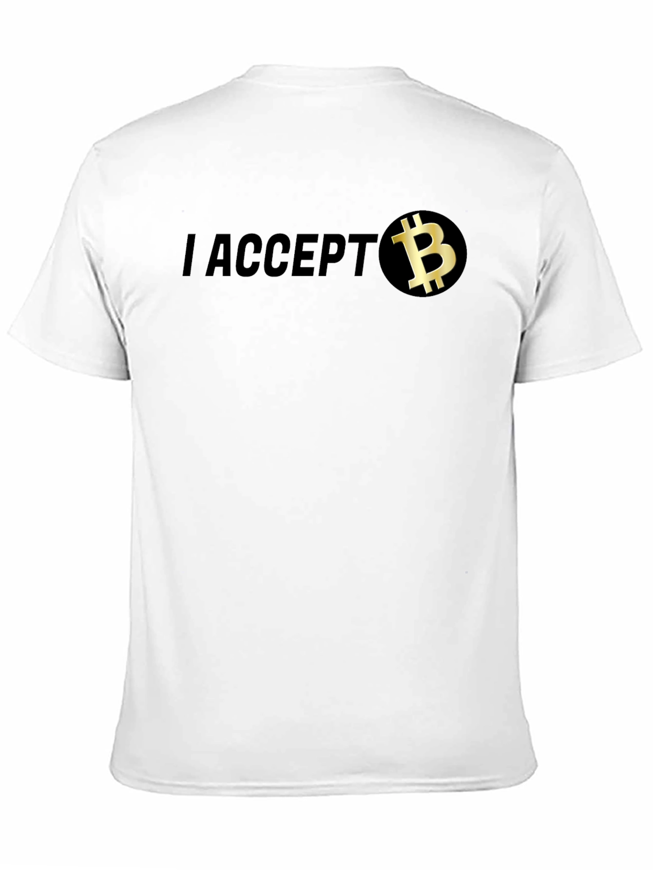 I Accept Bitcoin T-Shirt - Crypto Currency Tee