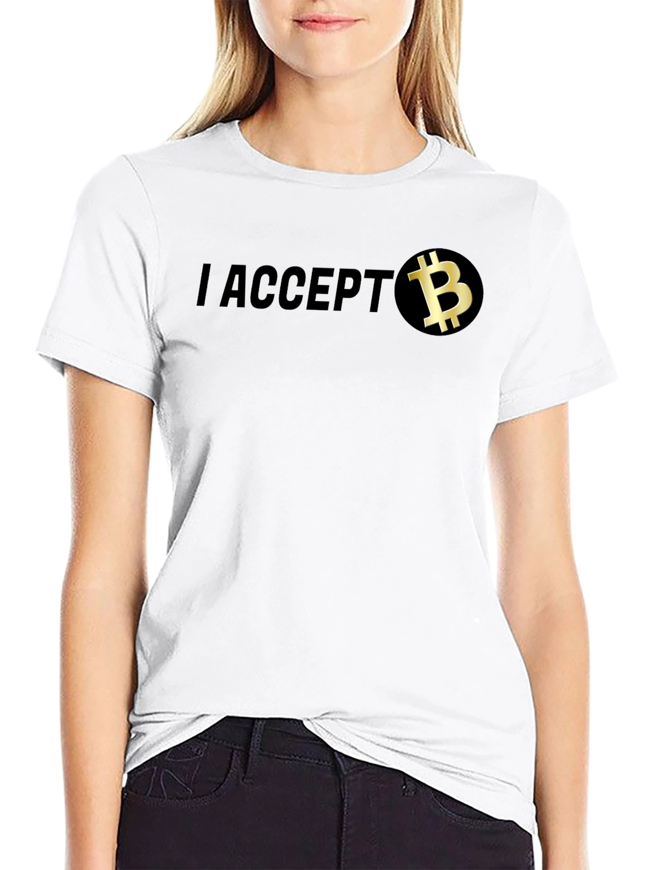 I Accept Bitcoin T-Shirt - Crypto Currency Tee