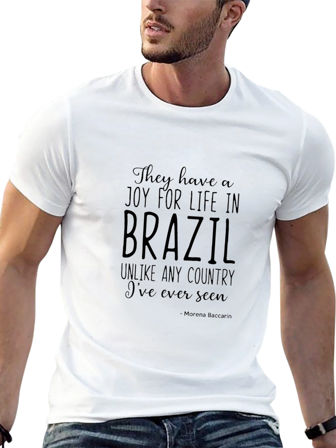 Brazil Joy For Life Graphic T-Shirt