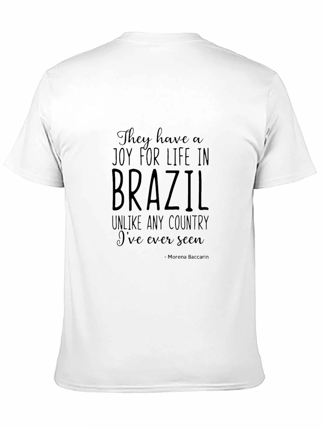 Brazil Joy For Life Graphic T-Shirt
