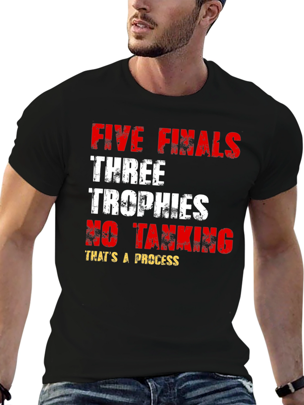 Five Finals Three Trophies Graphic Tee