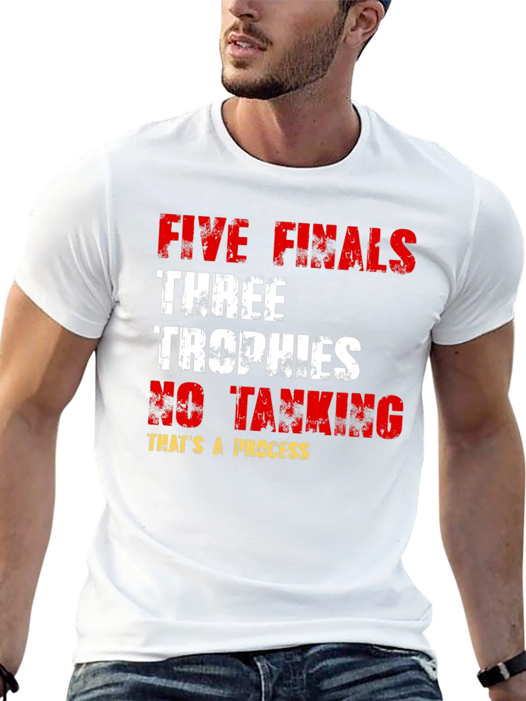 Five Finals Three Trophies Graphic Tee