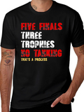 Five Finals Three Trophies Graphic Tee