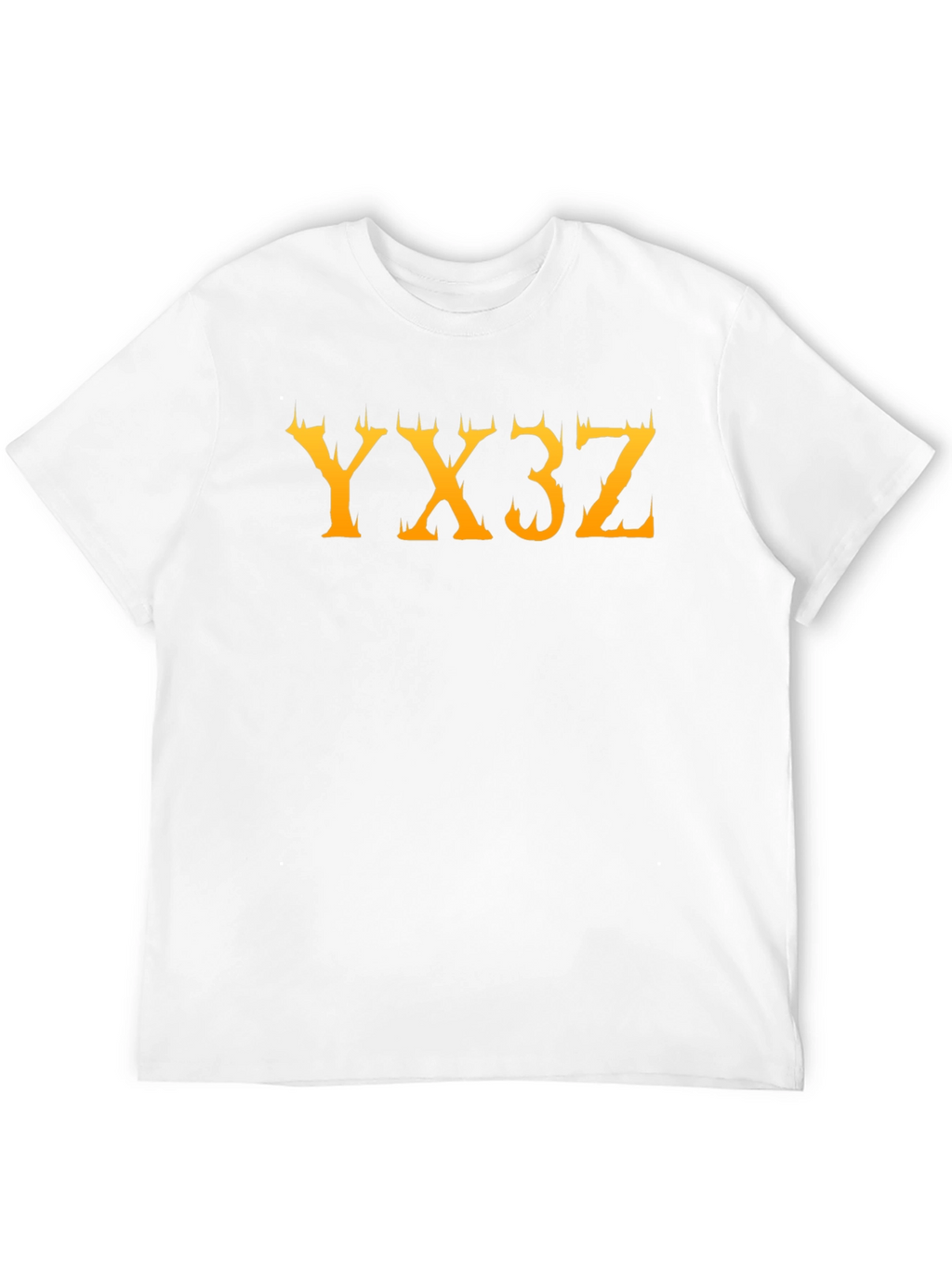 YX3Z Black Graphic Tee - Unique Design T-Shirt