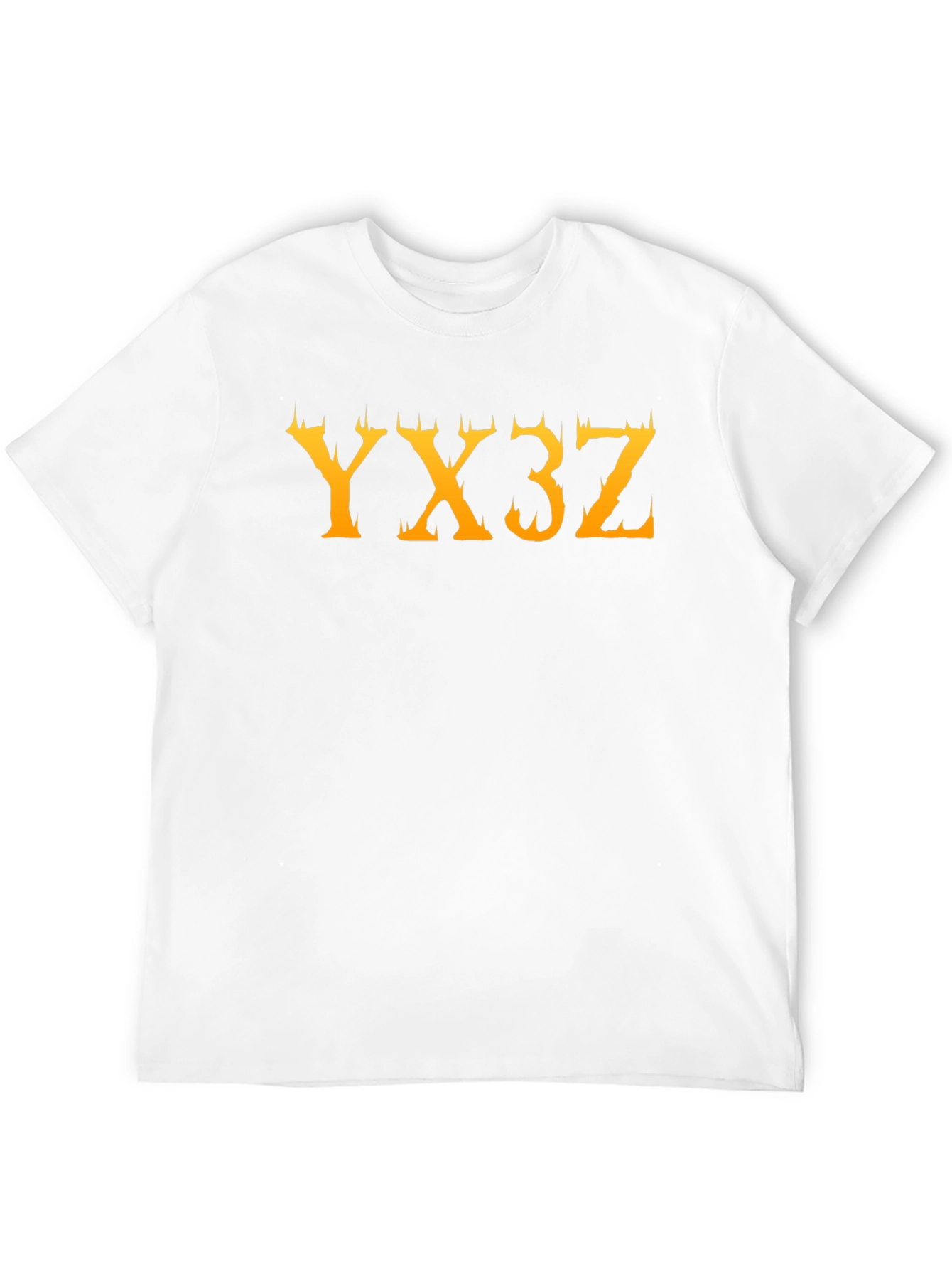 YX3Z Black Graphic Tee - Unique Design T-Shirt