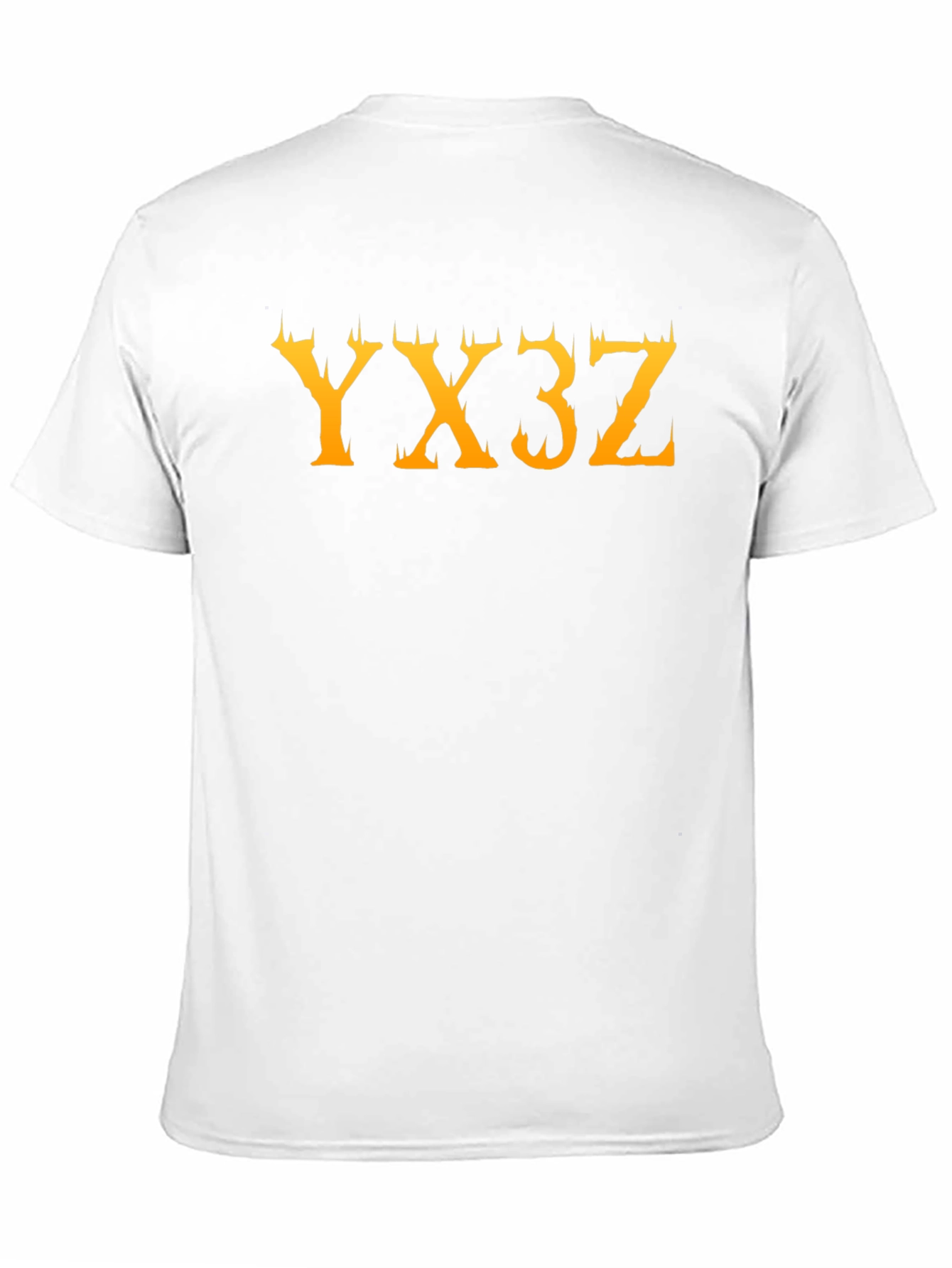 YX3Z Black Graphic Tee - Unique Design T-Shirt