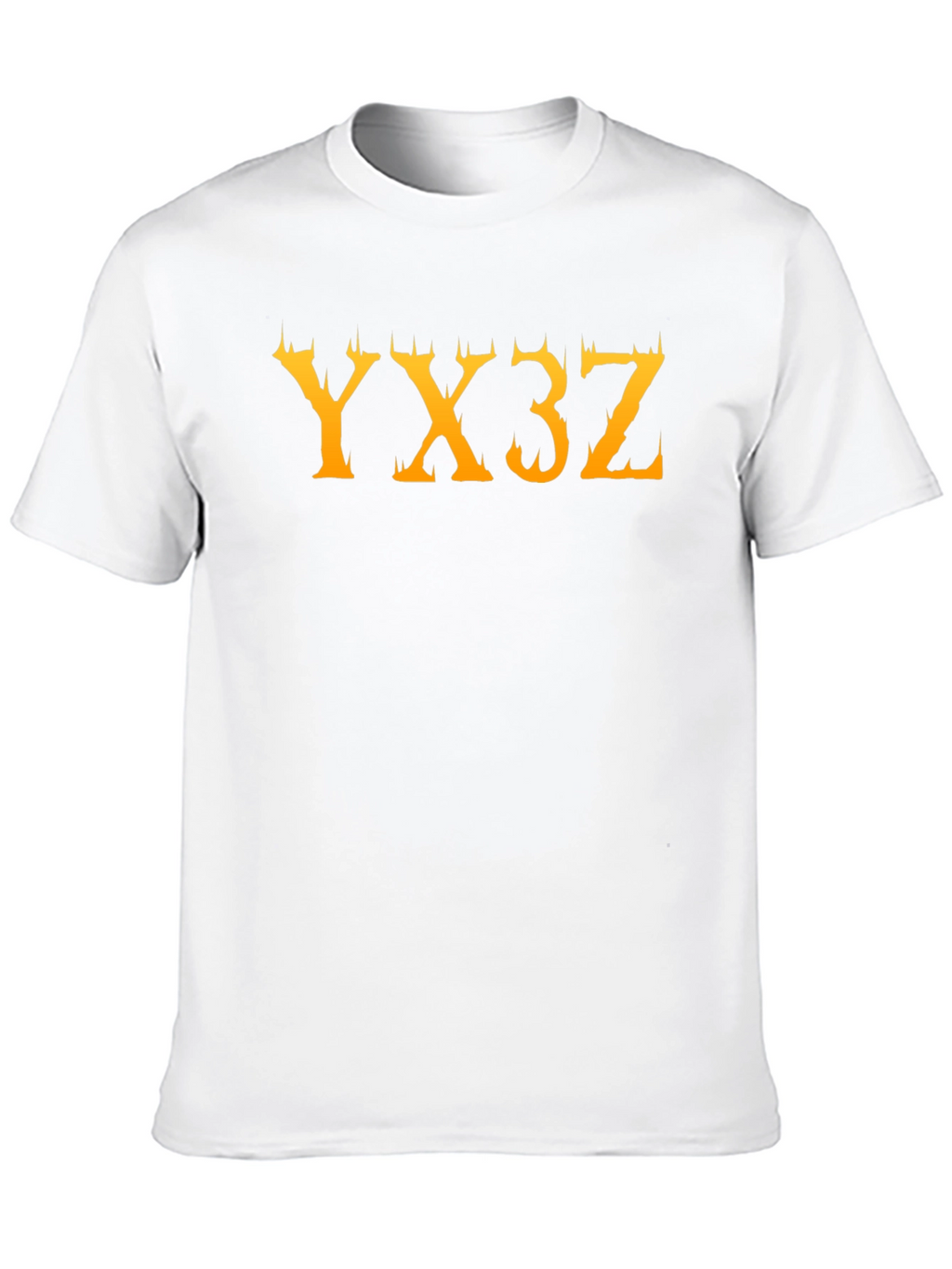 YX3Z Black Graphic Tee - Unique Design T-Shirt