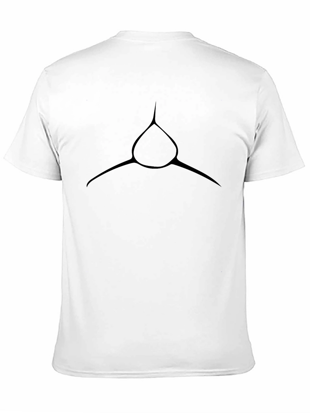 Minimalist Arrowhead Graphic Black T-Shirt