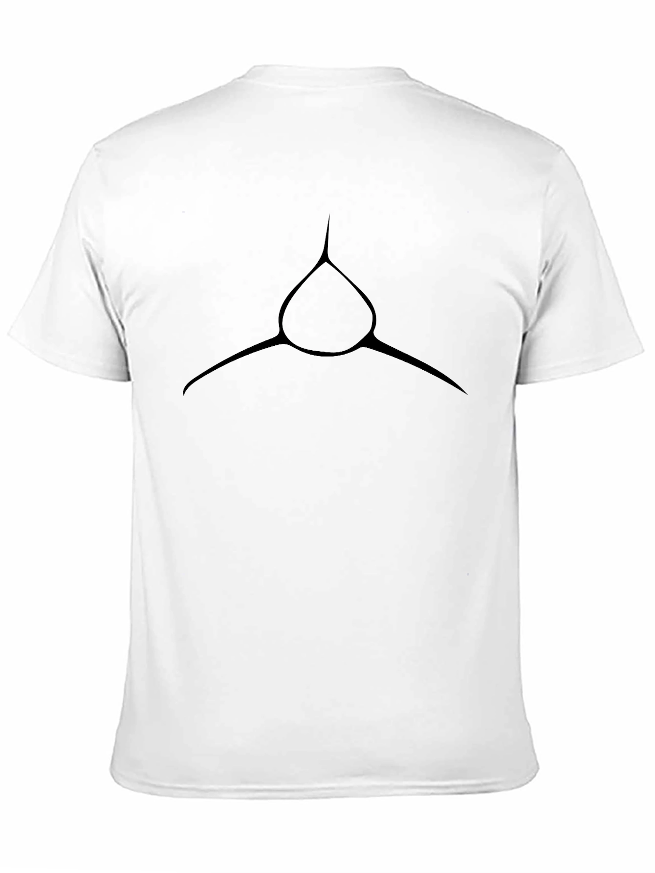 Minimalist Arrowhead Graphic Black T-Shirt
