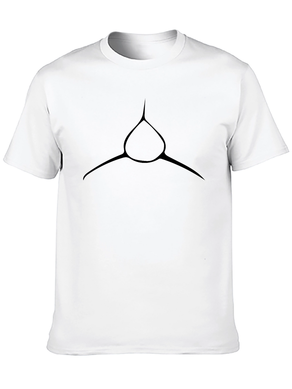 Minimalist Arrowhead Graphic Black T-Shirt