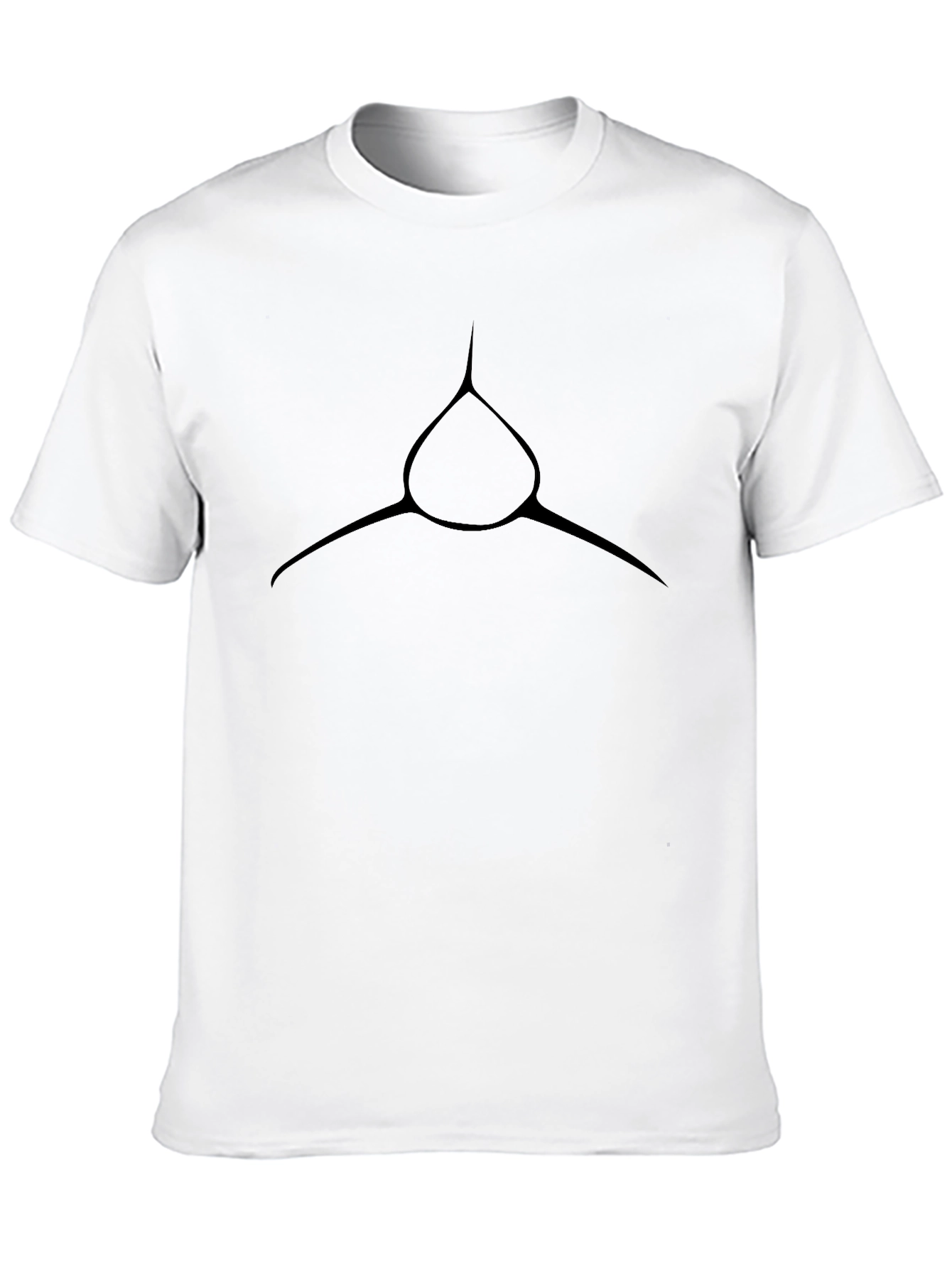 Minimalist Arrowhead Graphic Black T-Shirt
