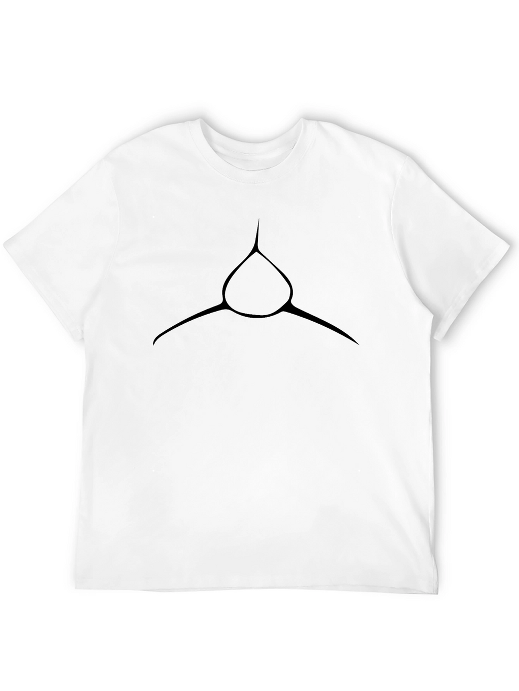 Minimalist Arrowhead Graphic Black T-Shirt