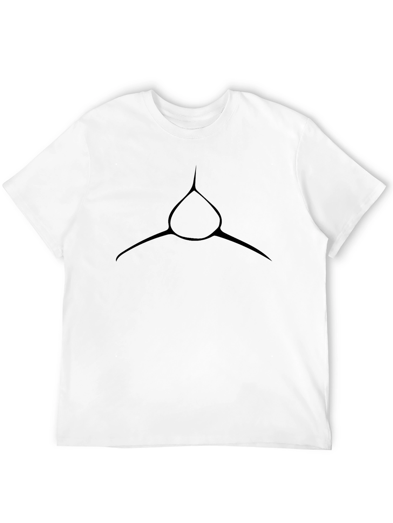 Minimalist Arrowhead Graphic Black T-Shirt