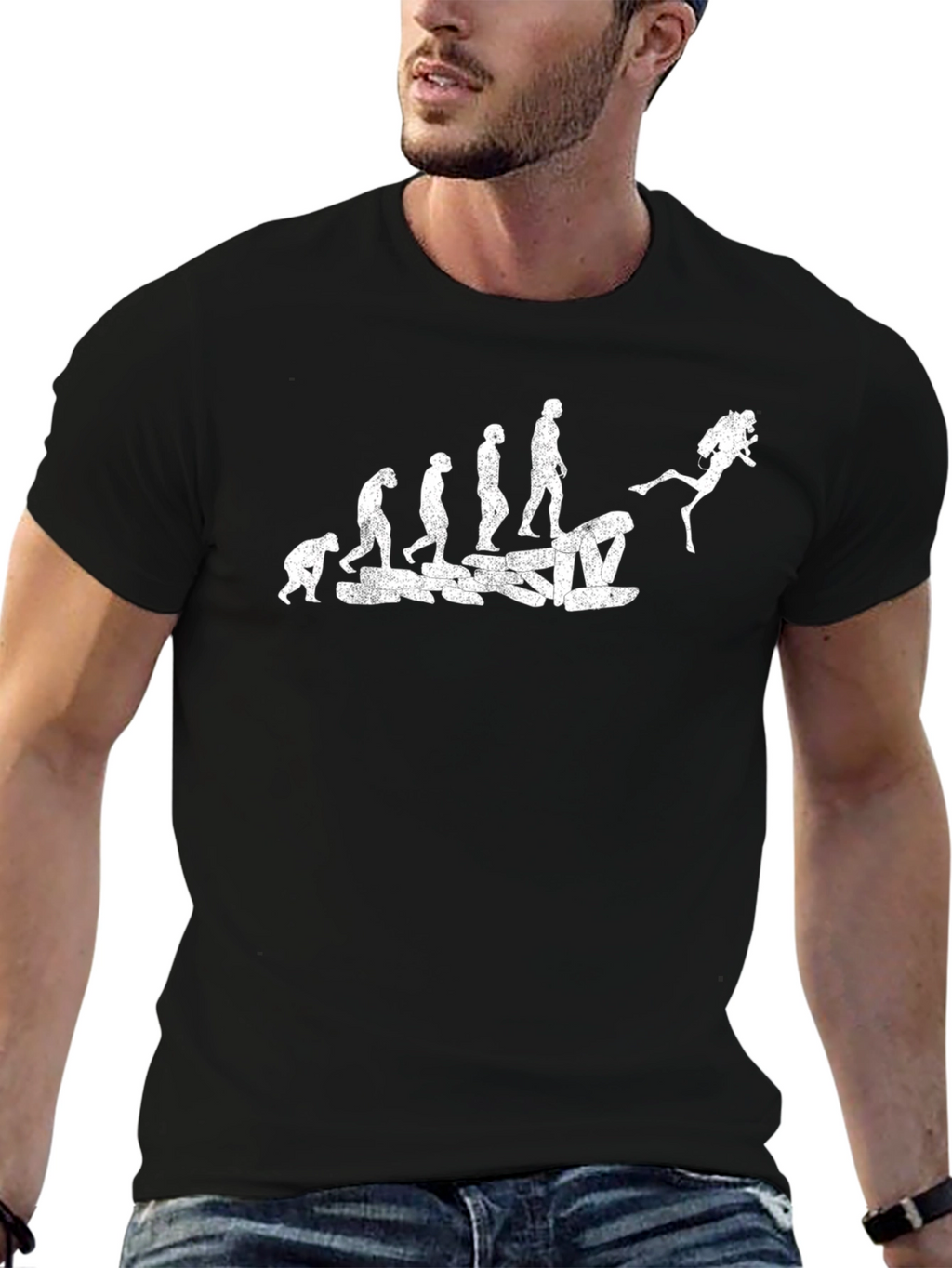 Diver Evolution Black T-Shirt