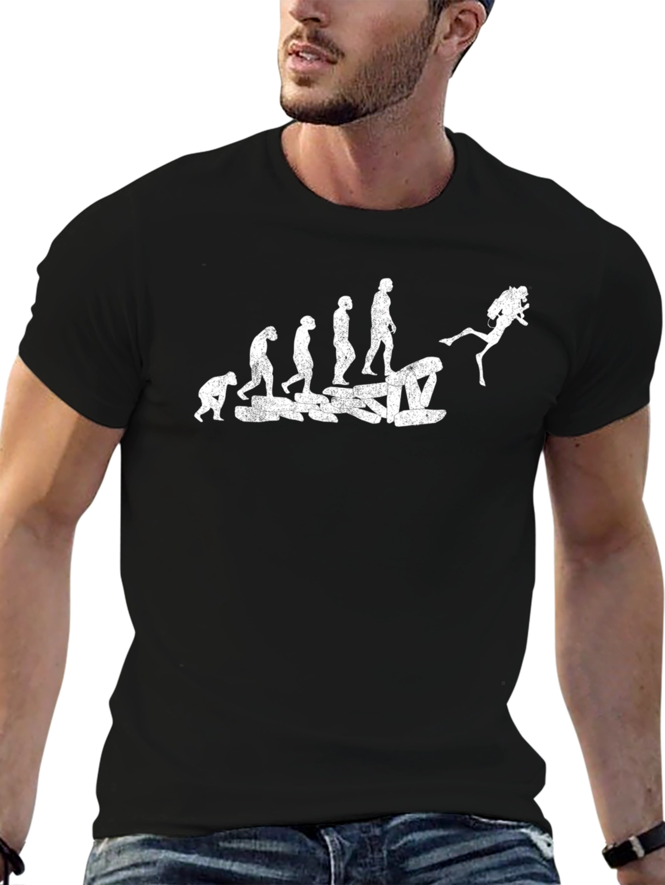 Diver Evolution Black T-Shirt