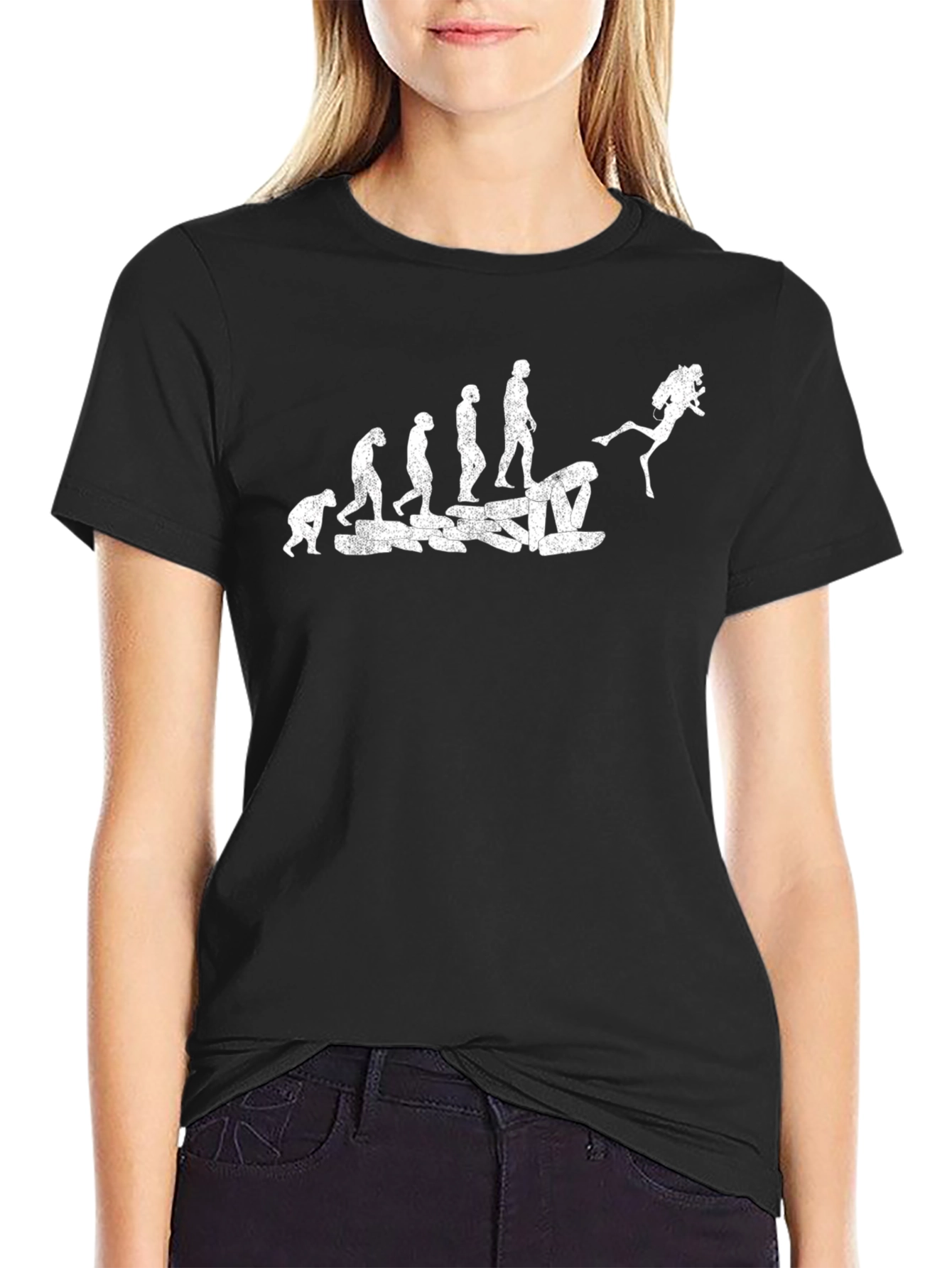 Diver Evolution Black T-Shirt
