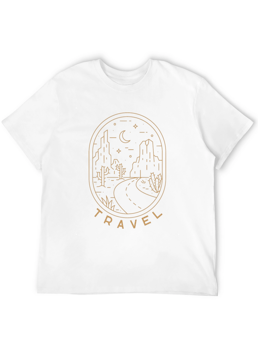 Travel Adventure Graphic Tee - Desert Road