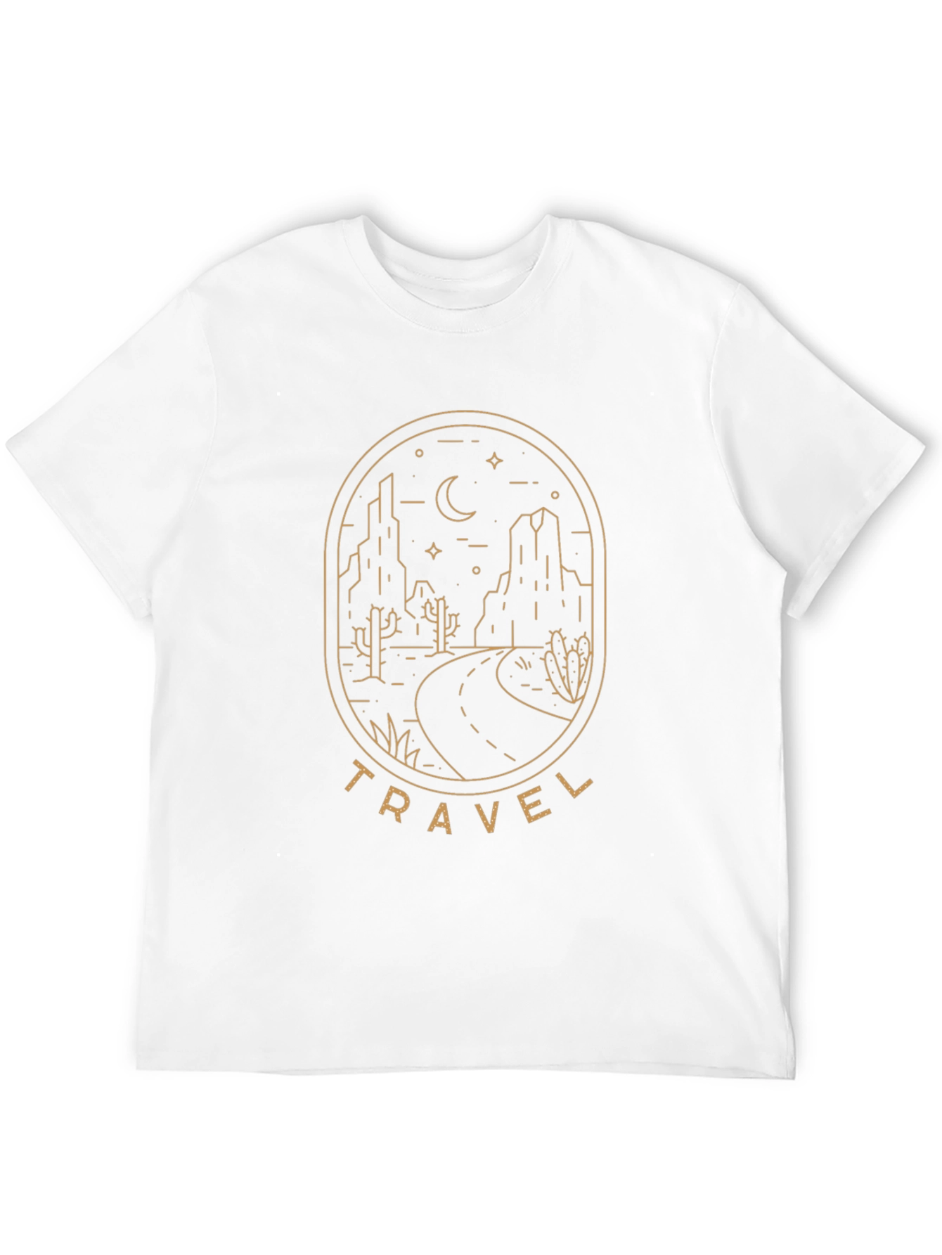Travel Adventure Graphic Tee - Desert Road