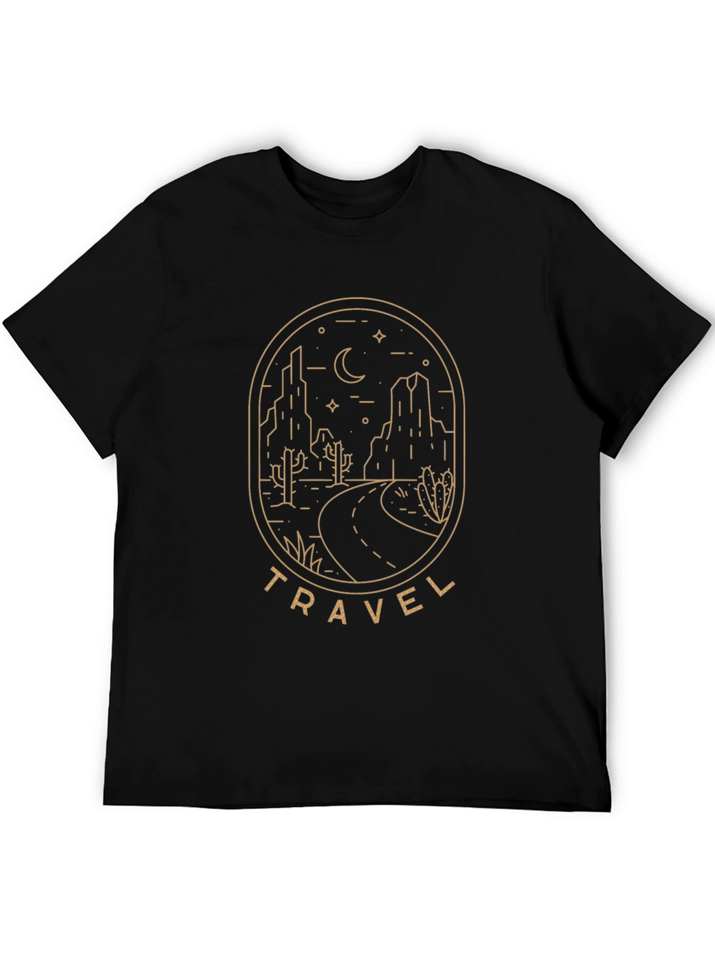 Travel Adventure Graphic Tee - Desert Road